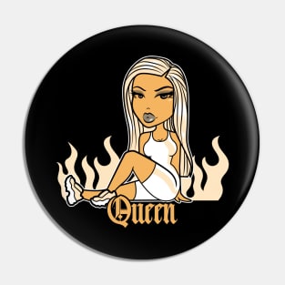 Queen Doll girl Brown-Out v1.2 Pin