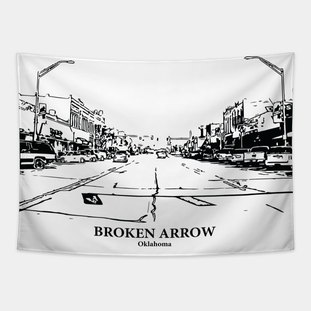 Broken Arrow - Oklahoma Tapestry by Lakeric