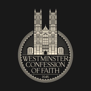 Reformed christian art. 1646 The Westminster Confession of Faith. T-Shirt