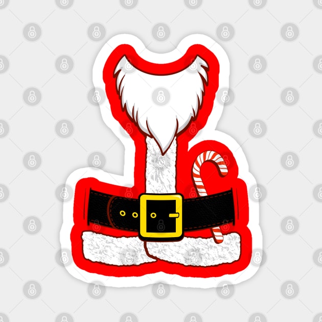 Santa Yourself - Funny Christmas Santa Claus Costume Magnet by ChattanoogaTshirt