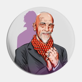 John Malkovich - An illustration by Paul Cemmick Pin