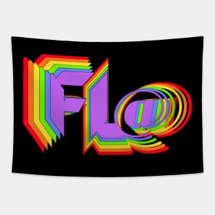 Fl@ transparent logo rainbow 🌈 Tapestry