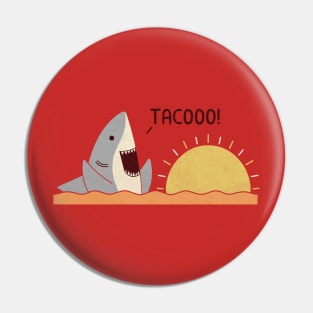 Taco Shark Pin