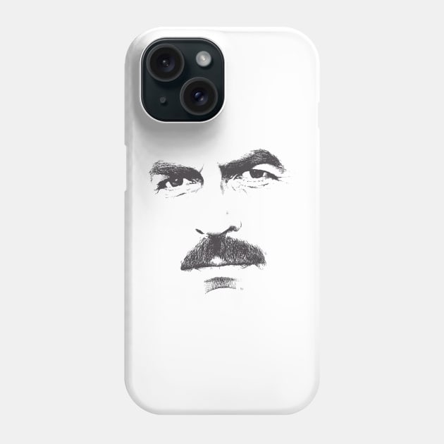 Tom Selleck Face Classic Phone Case by Pop Laris Manis