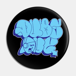 The Throwie Blue Pin