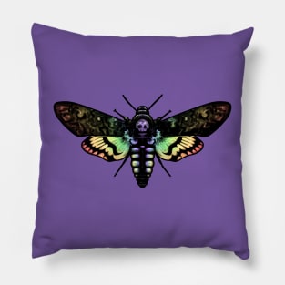 Rainbow Moth Pillow