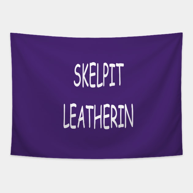 Skelpit Leatherin, transparent Tapestry by kensor