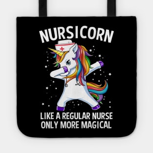 Nursicorn Dabbing Unicorn Funny Nurse Gift Tote