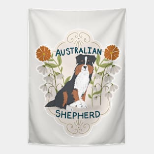 Australian Shepherd Dog Tapestry