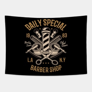 Daily Special Barber Shop Tapestry