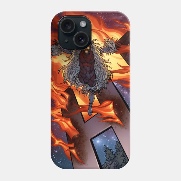 CURSE OF THE RED JACKAL - "HOLLYWOOD HELL" Phone Case by INK&EYE CREATIVE