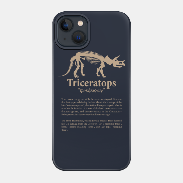 Science Museum Treceratops - Series - Phone Case