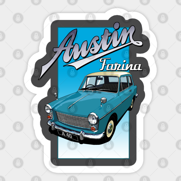 Austin A40 Farina Austin Cars Sticker Teepublic A contribution by bruno vijverman from the netherlands. teepublic