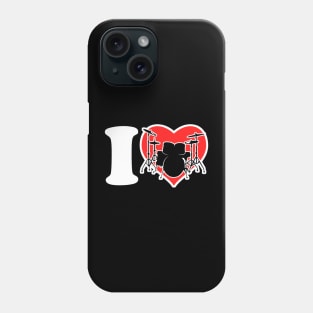 I Love Drums Phone Case