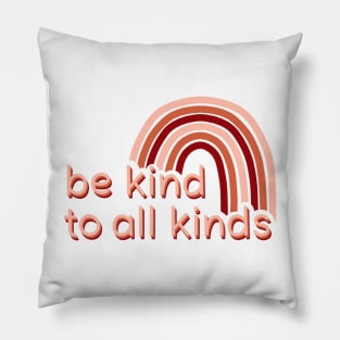 Be Kind To All Kinds Pillow