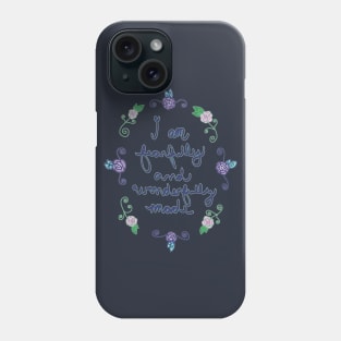 Fearfully and Wonderfully Made (Large Print) Phone Case