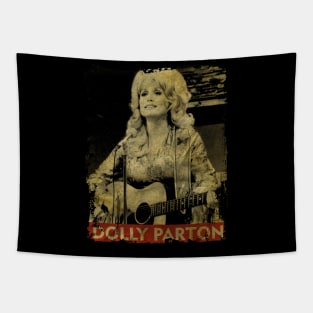 TEXTURE ART-Dolly Parton - RETRO STYLE 2 Tapestry