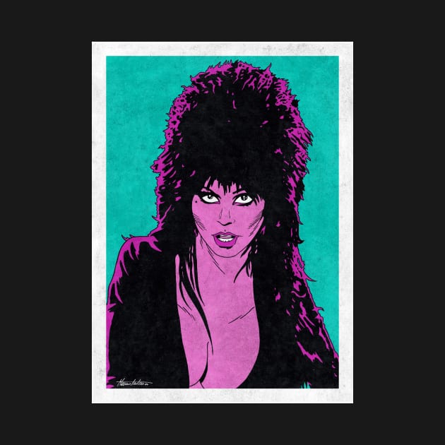 ELVIRA - MISTRESS OF THE DARK (Pop Art) by Famous Weirdos