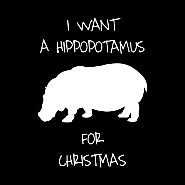 I Want A Hippopotamus For Christmas Animal Costume by DDJOY Perfect Gift Shirts