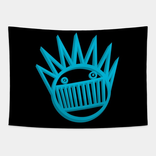 Ween 3D Blue Boognish Tapestry by brooklynmpls