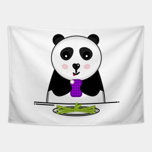 Panda Food Tapestry