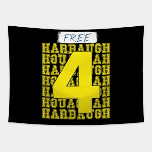 Free Harbaugh Tapestry