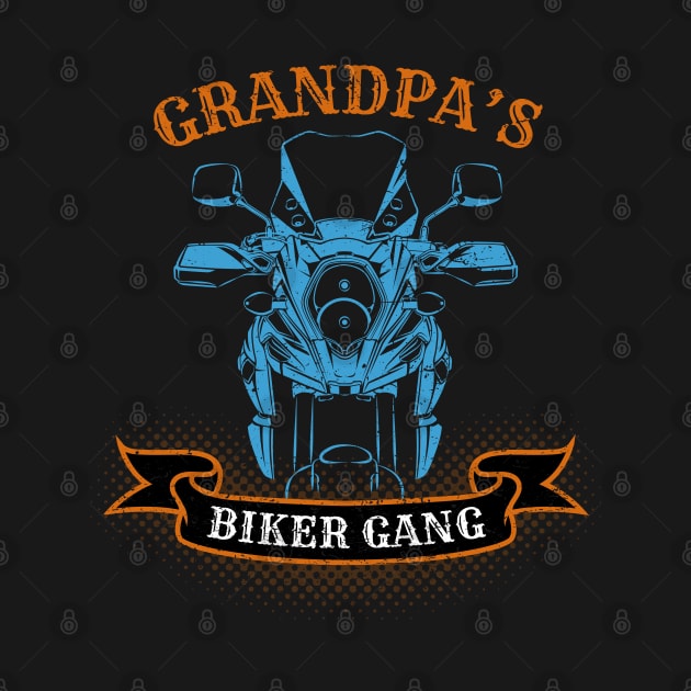 Grandpa's Biker Gang Father's Day by DwiRetnoArt99