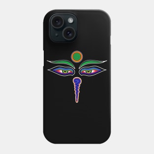 Tibetan Buddha Eyes Phone Case