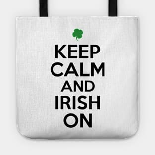 Keep Calm and Irish On Tote