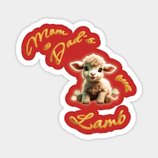 Mom & Dad´s little lamb Magnet