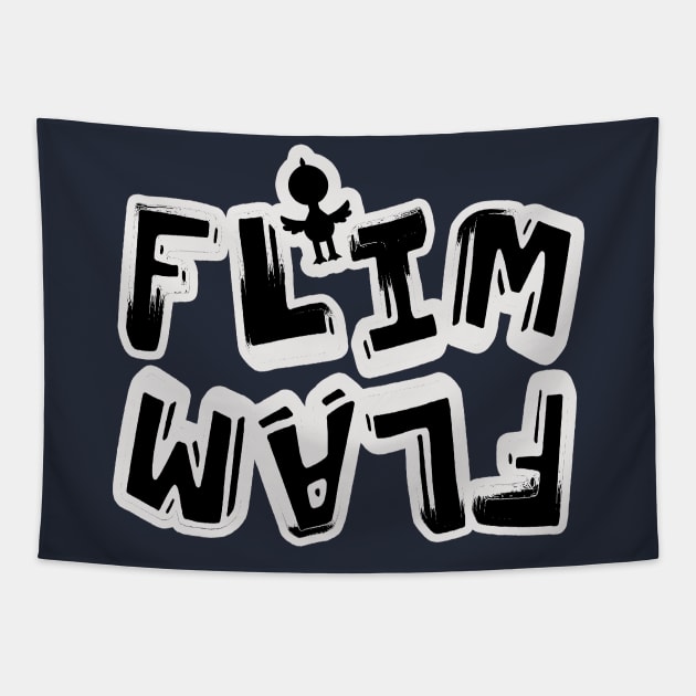 cute flim flam Tapestry by heromaskcat