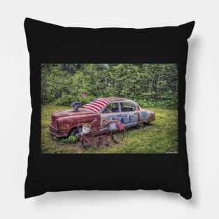 Patriotic Rides Pillow