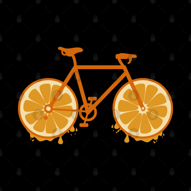 Orange Bike Fitness Workout - Biking - Phone Case