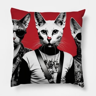 Rock Cats Pillow