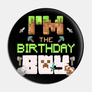 Im The Birthday Boy Game Gaming Family Matching Pin