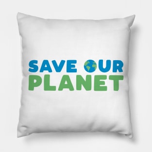 Save Our Planet Pillow