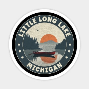 Little Long Lake Michigan Sunset Magnet