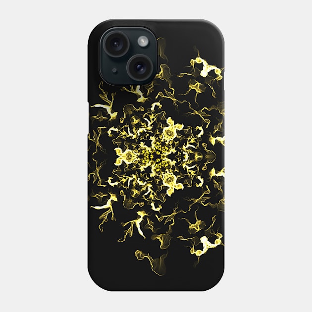 Lighting mandala Phone Case by melcu