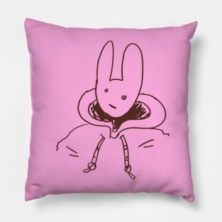 little rabbit guy Pillow