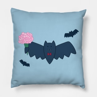 Little bat, big date Pillow