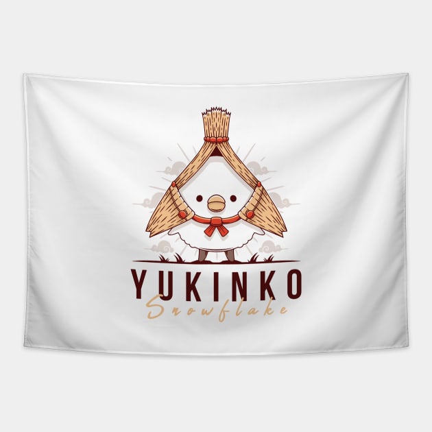 Yukinko Snowflake Tapestry by Alundrart