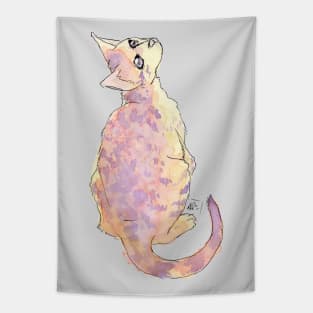 Sunset Kitten Tapestry