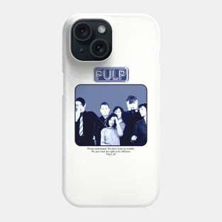 Pulp English Rock Band Jarvis Cocker Candida Doyle Steve Mackey Differ Phone Case