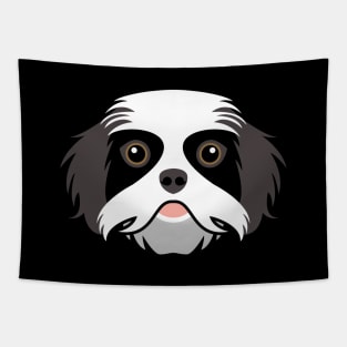 Shih Tzu dog face Tapestry