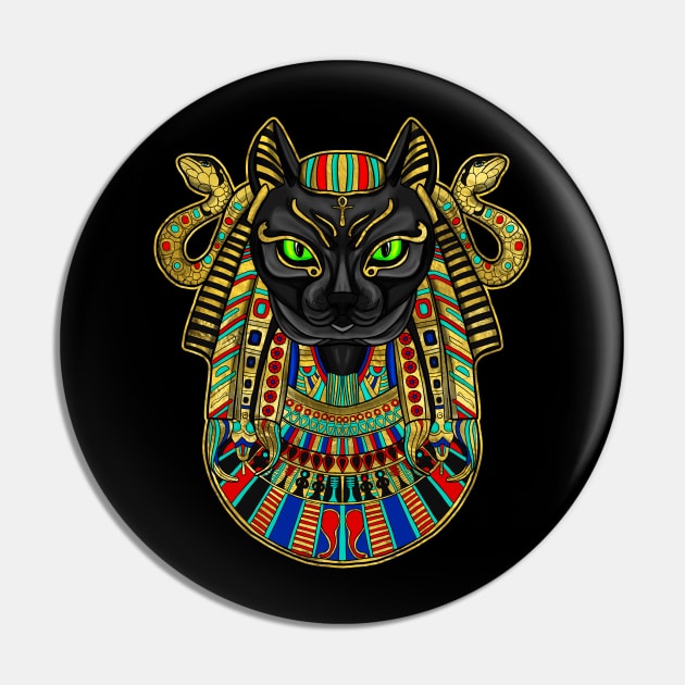 Bastet Egyptian Goddess Pin by Nartissima