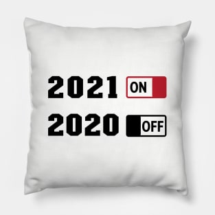 2020 on 2021 off Pillow