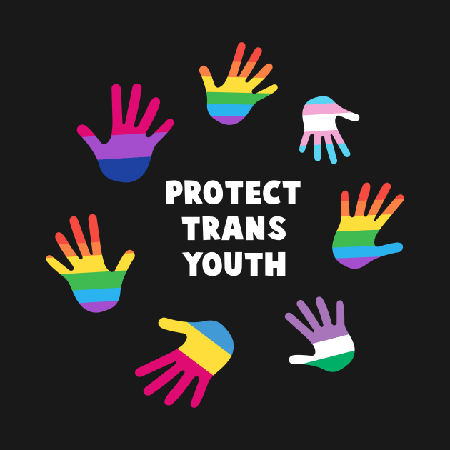 Protect Trans Youth Shirt LGBT  Gay Pride Tee LGBTQ Supporter Gift Pride Month Lesbian by NickDezArts