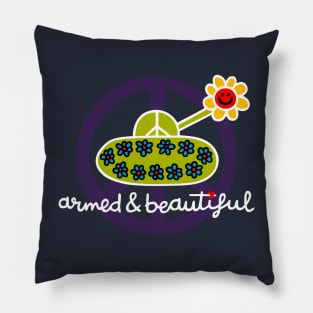 Armed & Beautiful Pillow