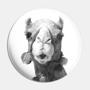 Black and White Camel Pin
