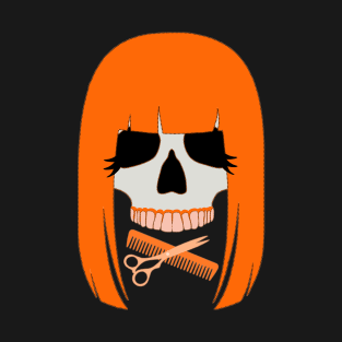 Hairdresser Skull T-Shirt